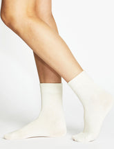 Organic Cotton Rib Crew Socks